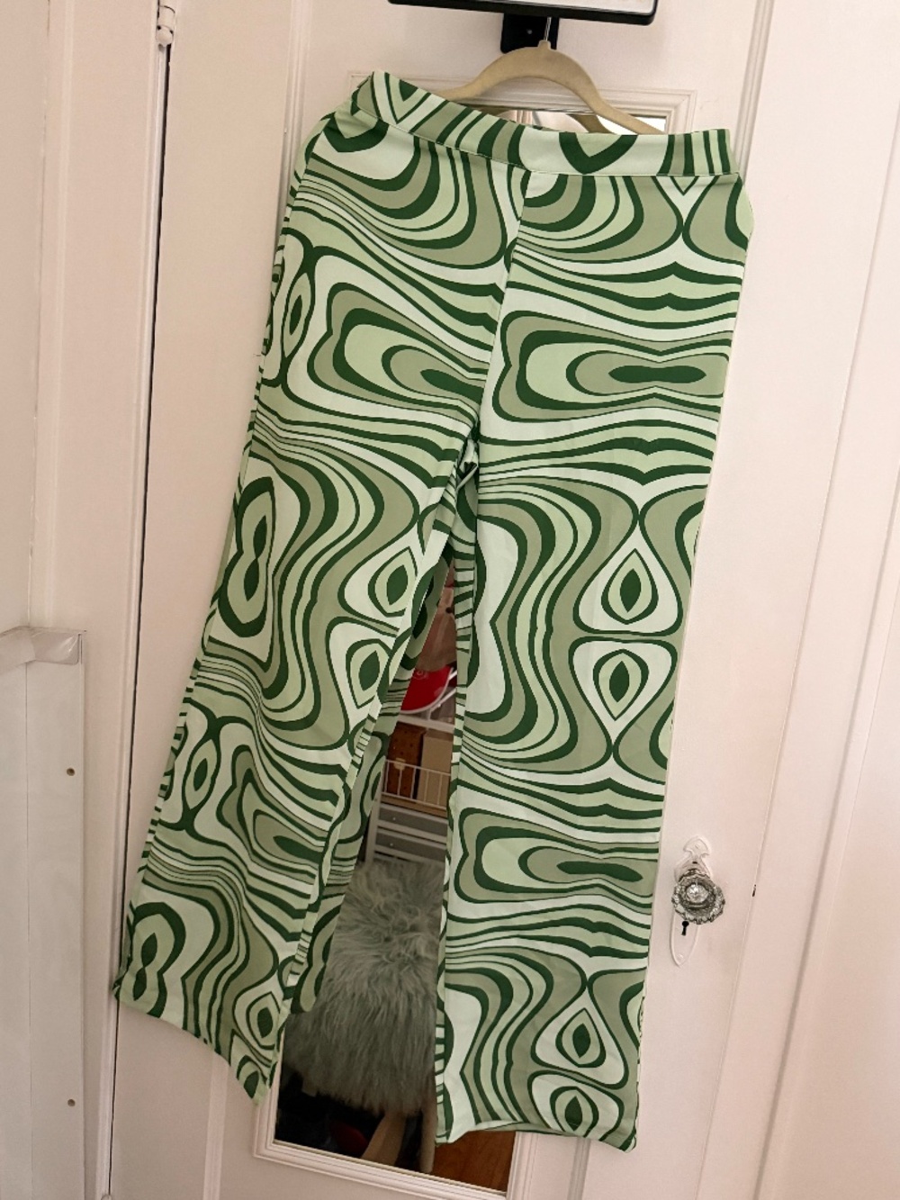 Shein Printed Green Pants